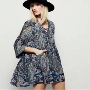 Free People Rain or Shine mini dress *missing size tag*